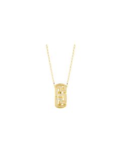 Versace Greca Pendant- Gold