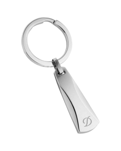 S.T. Dupont keyring Zip Inox stainless steel silver 
