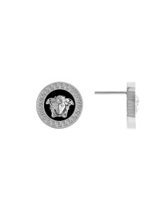 Versace Medusa Earrings ,White Gold
