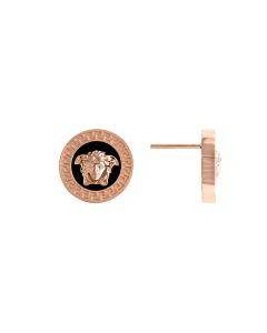 Versace Medusa Earrings ,Rose Gold