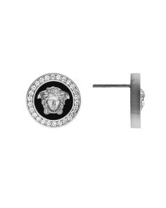 Versace Medusa Earring White Gold With Diamond 