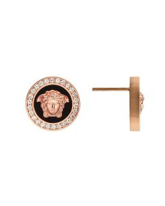 Versace Medusa Earring Rose Gold With Diamond 