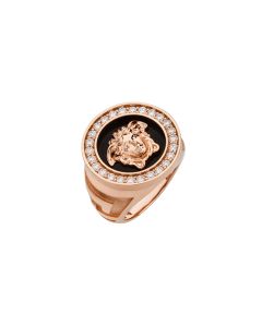Versace Medusa Ring Rose Gold