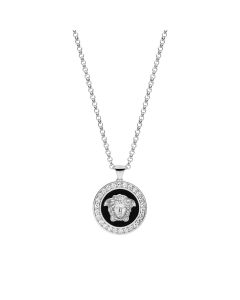 Versace Medusa Pendant White Gold With Diamond 