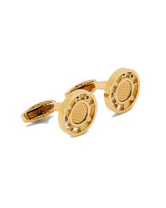 Police PYRAMID cufflink for men steel gold