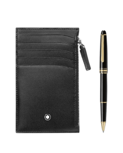 Montblanc Meisterstuck Set - Classique Rollerball & 5cc Wallet 