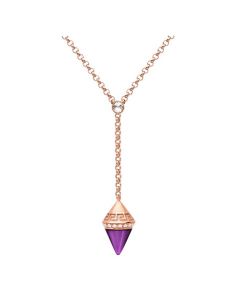 Versace Virya Pendant Rose Gold With Diamond 