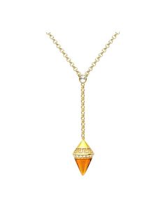 Versace Virya Pendant Gold With Diamond 0.5