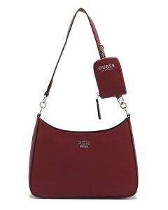 Guess Chardon Logo Detailed Shoulder Bag with Coin Purse