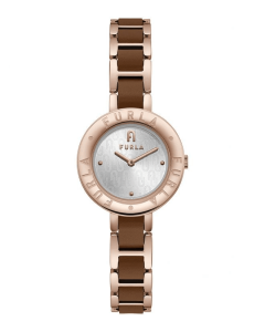 Furla Essential Women Watch Brown , Rose Gold