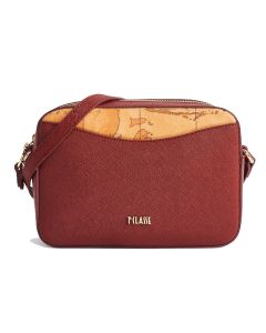 Alviero Martini Alba City reporter shoulder bag , Titian Red