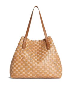 Alviero Martini Geo Twist shopping bag Brown