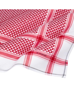 شماغ اصدار خاص من جيفينشى للرجال لون احمر مقاس 55 انش