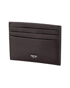 Police NEST card holder for men 6cc in brown leather 