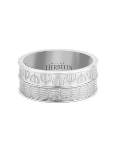 Michel Herbelin Ring For Men, Silver Size 64.