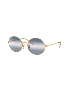Ray-Ban GRADIENT oval sunglass for unisex blue 