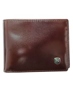 Natucci leather wallet for men ,Brown