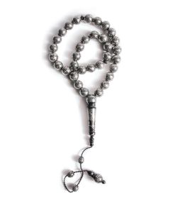 Zyan Silver-Inlaid Yusr Misbaha – 33 Beads