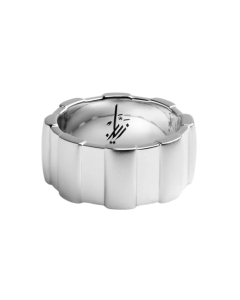 Zyan Grooved size 11.5 - Wide Silver Classic Band Ring 