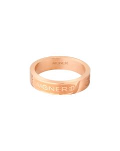 Aigner FAUSTA ring for women rose gold with crystal size 54