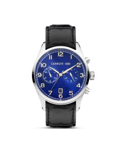 Cerruti 1881 CAVARENO watch for men black , Blue 