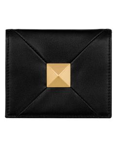 DICI Milano leather card holder for women 4cc black