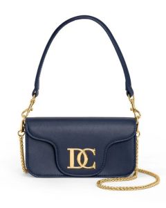 DICI Milano Women Leather Blue Cross Body Bag