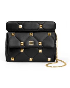 DICI Milano Women Leather Black Mini Cross Body Bag