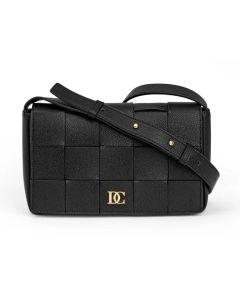 DICI Milano Ladies Leather Black Mini Handbag 
