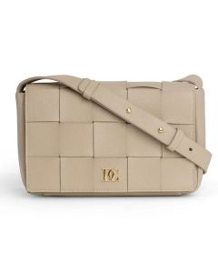 DICI Milano Ladies Leather Cream Mini Handbag