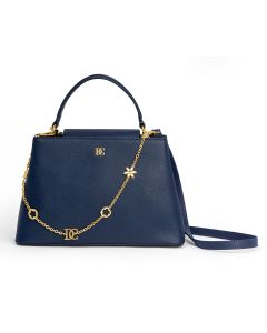 DICI Milano Blue ladies Medium Leather handbag