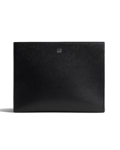 Dunhill Cadogan Zipped Pouch Bag Black