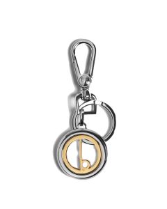 Dunhill D Gyro Keyfob Steel Silver 