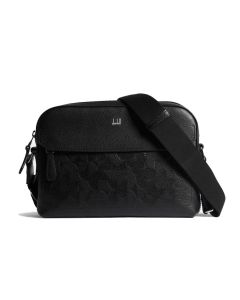 Dunhill Belgrave Optical City Messenger Black Leather