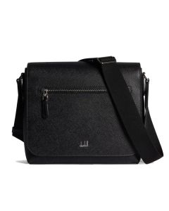 Dunhill Cadogan Small Flap Messenger Black