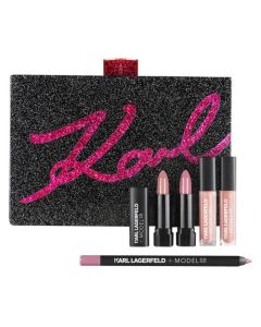 Karl Lagerfeld -Minaudiere With Lip Kit