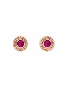Versace Greca Prism Earring For Women / Rose Gold