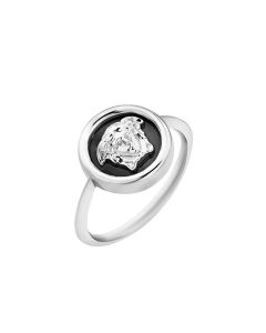 Versace Ring Medusa For Women White Gold Size 54