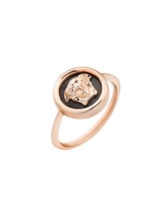 Versace Medusa Ring For Women , Rose Gold Size 50