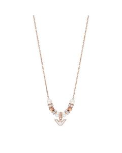 Emporio Armani ladies necklace stainless steel rose gold 