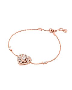 Michael Kors Love Steel Rose Gold ladies Bracelet 