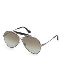 Tom Ford Holden sunglasses shiny gunmetal  / brown mirror