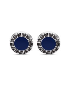 Guy Laroche Alain cufflink for men steel blue