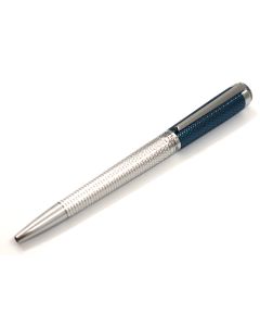 Saint Honore Silver and Blue Pen with Modern Design