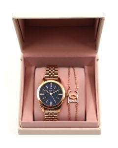 DICI Milano Women's Rose Gold Watch with Matching Bracelet