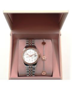 DICI Milano Watch and Bracelet Set - Stylish Two-Tone 