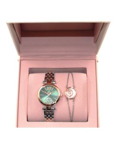 DICI Milano Women's Watch Set - Two-Tone - Green 