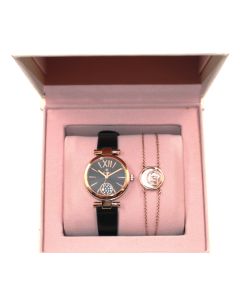 DICI Milano Women's Watch Set with Bracelet - Black