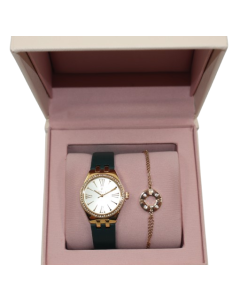 DICI Milano Women's Watch Set with Bracelet - Green