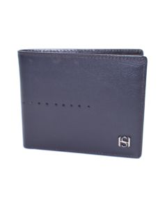Saint Honore Navy Blue Leather Wallet 6cc For Men 